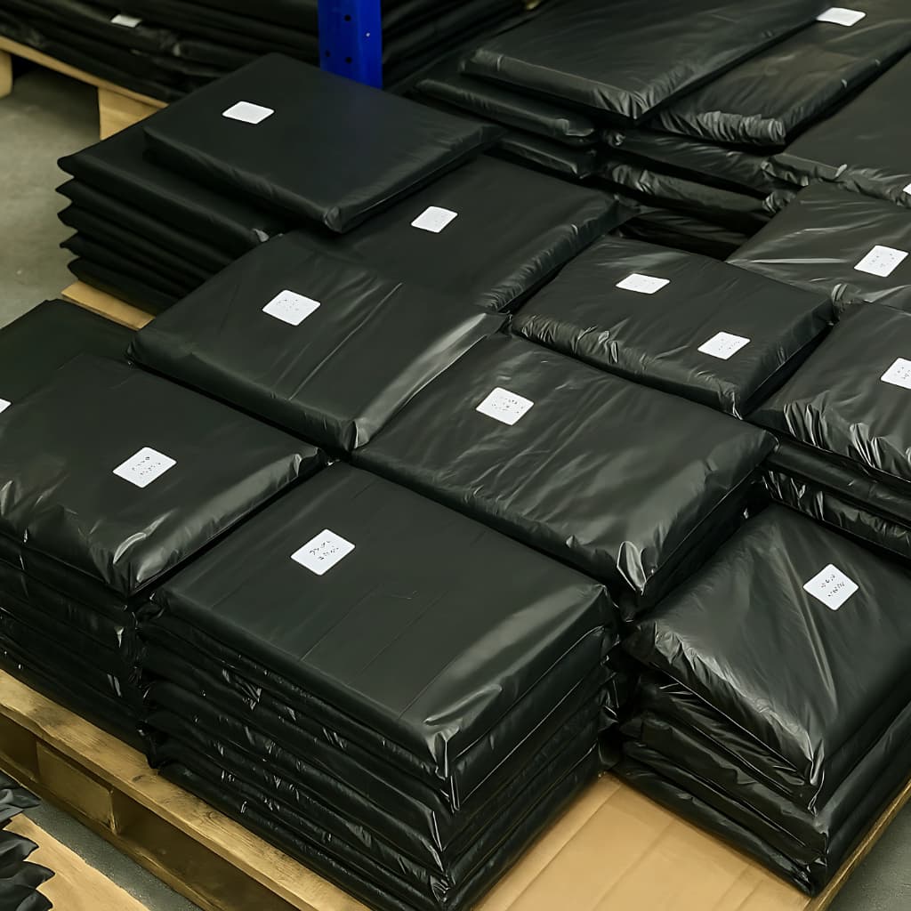 Kit Envelope Logístico Preto 200 Unid Reforçado p/ Roupas Ecommerce Correio Com Lacre Marketplace