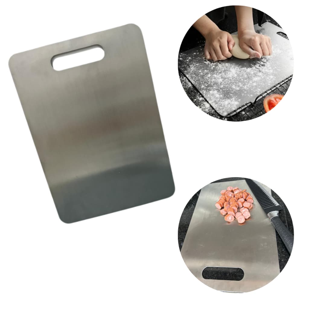 Tábua De Corte De INOX  Para Cozinha Taboa Churrasco Carne