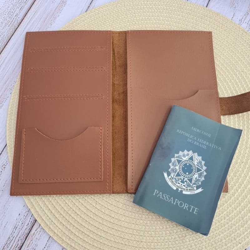 Capa Porta Passaporte Família para 3 passaportes - SEM PERSONALIZAÇÃO;