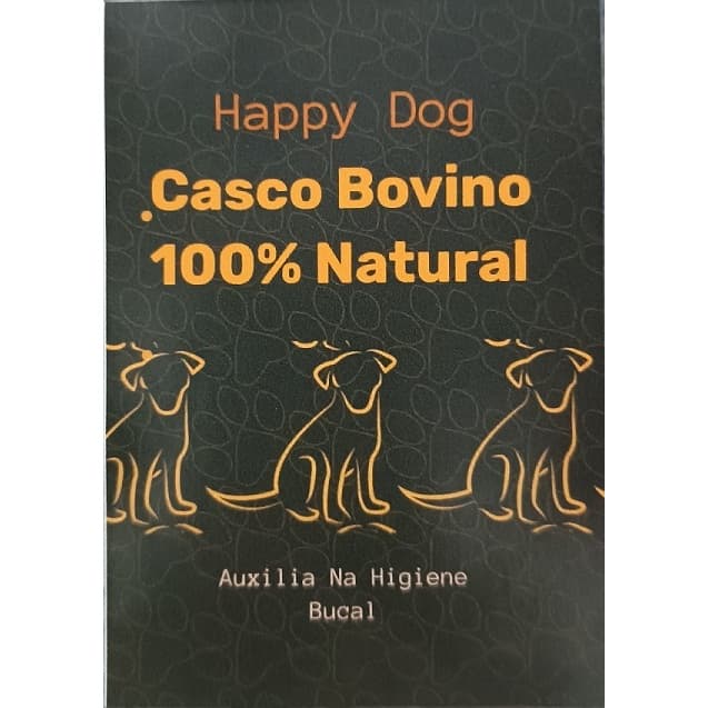 Kit 10 Casco Bovino 100% Natural Mordedor para cães