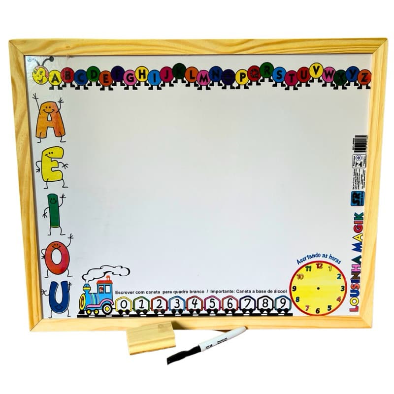 Quadro Branco Lousa Magica Quadro Escolar Infantil para escrever