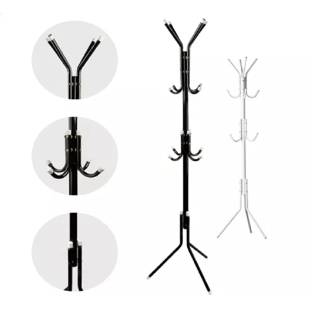 Mancebo Cabideiro Chão Pé Bolsa Casaco Chapéu 12 Ganchos