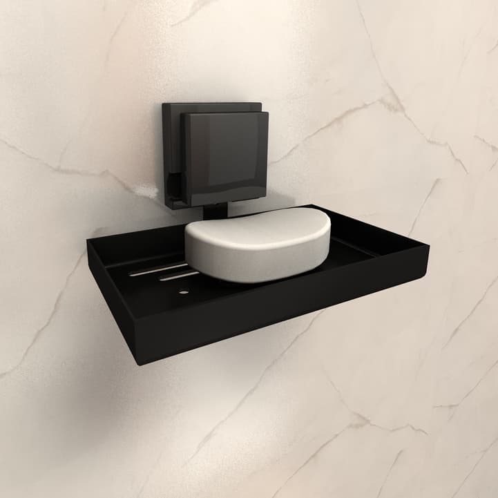 Porta Sabonete Parede Sem Furo Ventosa Banheiro Saboneteira