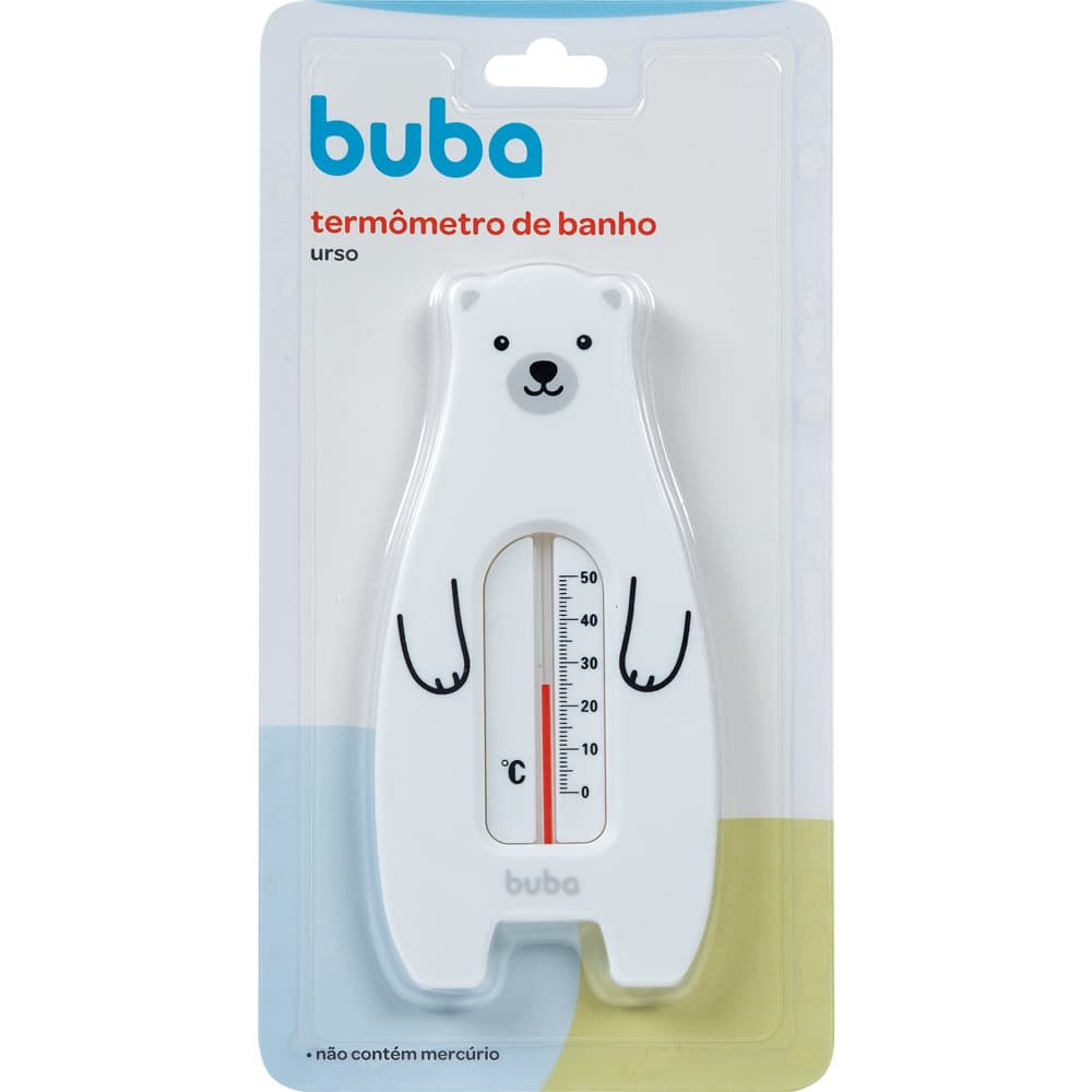 Termômetro banho Buba Urso Para Banheira Bebê Ursinho Temperatura Da Água Banho- girafa girafinha