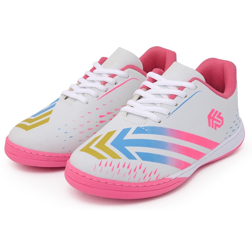 Tênis Futsal Feminino Meninas Chuteira Quadra Salão Crianças 26 a 33