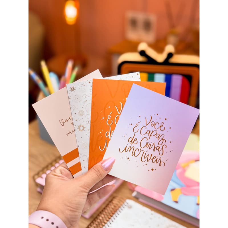 50/100 Cartão Motivacional - Unboxing mimo cliente