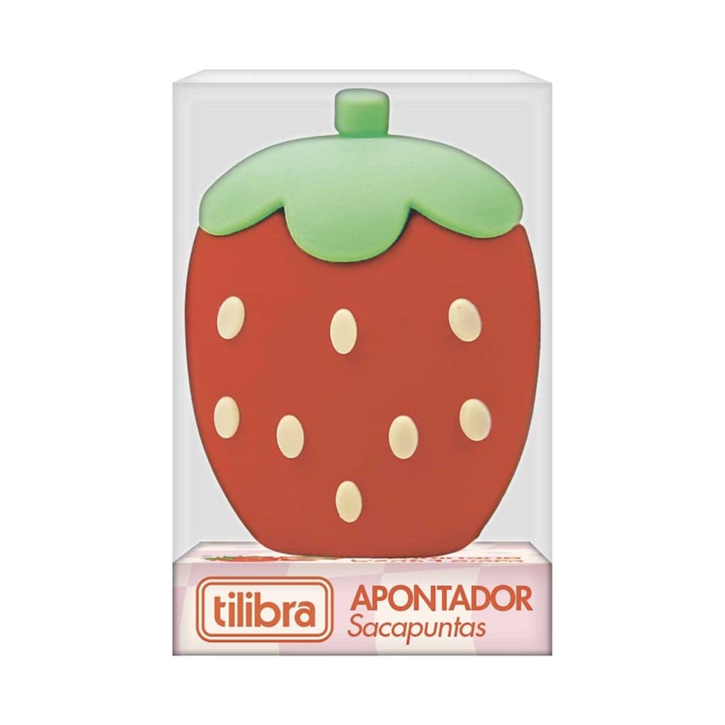 Apontador Be Berry Morango com Aroma Sem Depósito - Tilibra