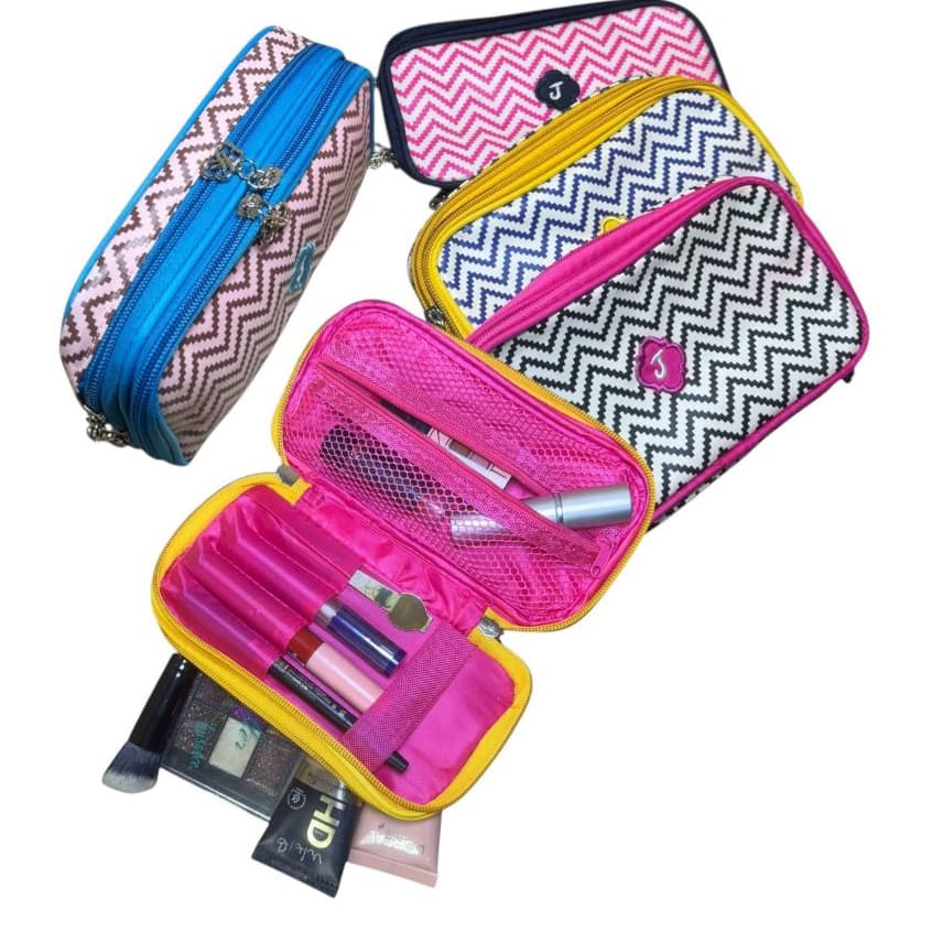 Necessaire Organizadora Bolsa Viagem Higiene Pessoal Com Divisórias