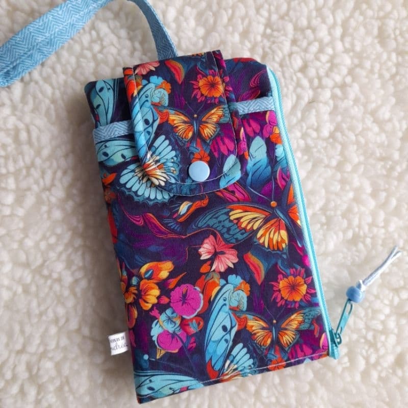 Carteira Feminina Tecido Celular Documentos Produto Artesanal