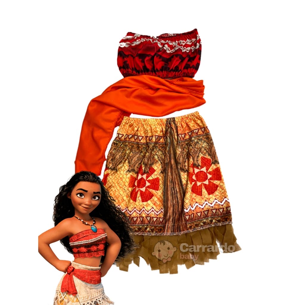 Fantasia Moana Infantil Feminina