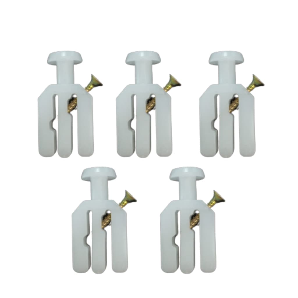 Kit 5 Pino De Sustentação Para Porta Sanfonada