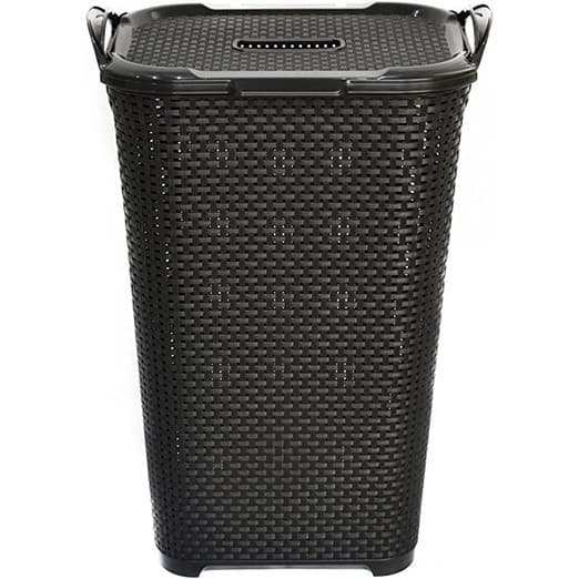 Cesto Rattan  Com Tampa