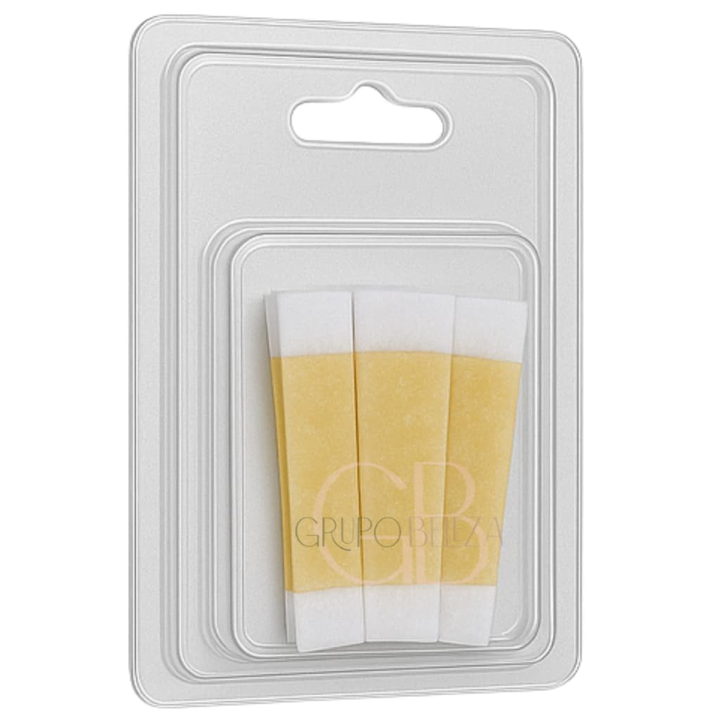 60 Tiras De Cera Pronta Sobrancelhas Buço Natural Depilflax