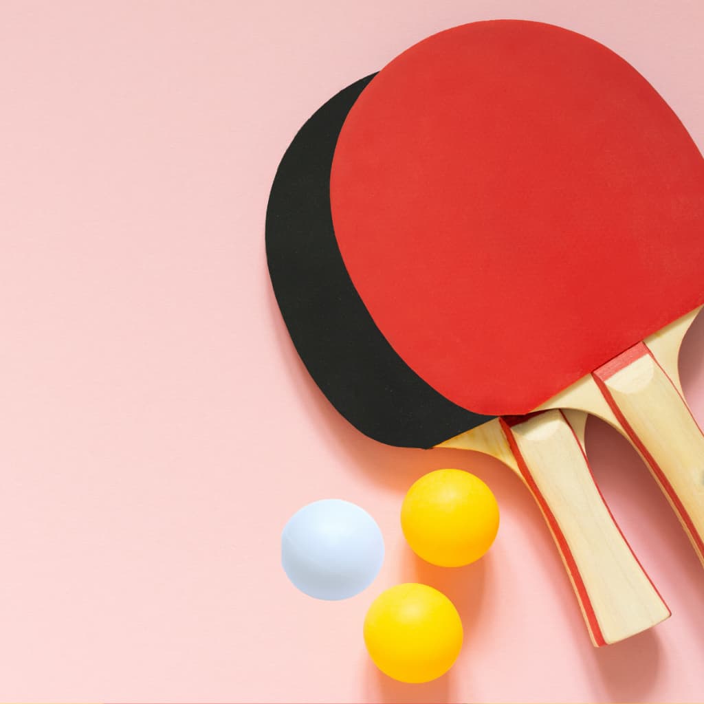 Kit Ping Pong Tenis Mesa 2 Raquetes 3 Bolas