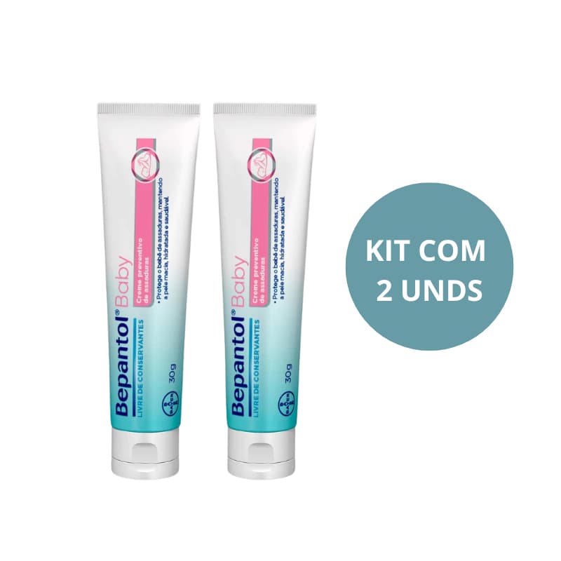 KIT C/2 Bepantol Baby Pomada Assadura Bebe - 30g