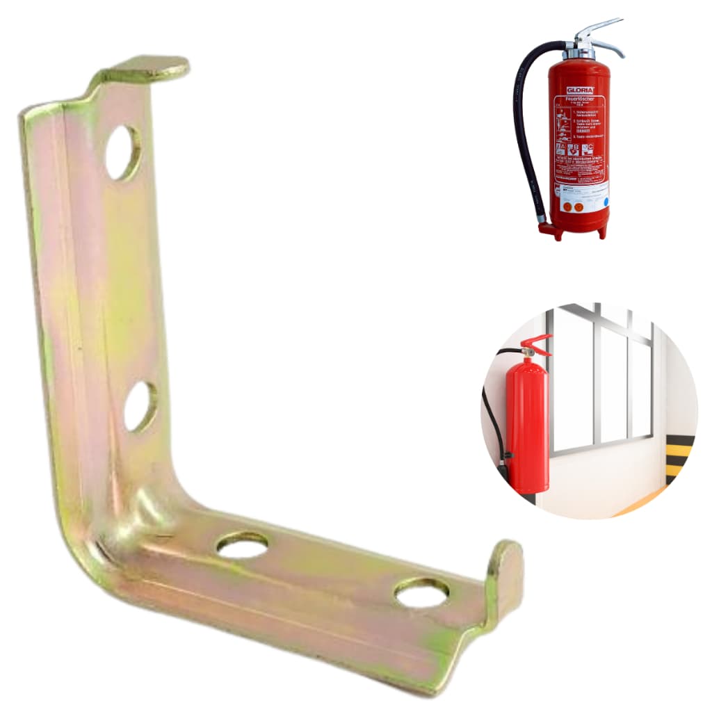 Suporte de Parede Para Extintor de Incêndio Universal Gancho Metálico Reforçado Extintor Água e CO2