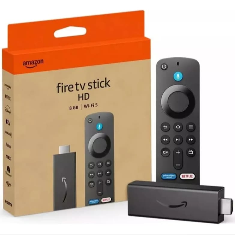 Fire TV Stick HD (Última geração) com Controle Remoto Por Voz com Alexa (inclui comandos de TV)