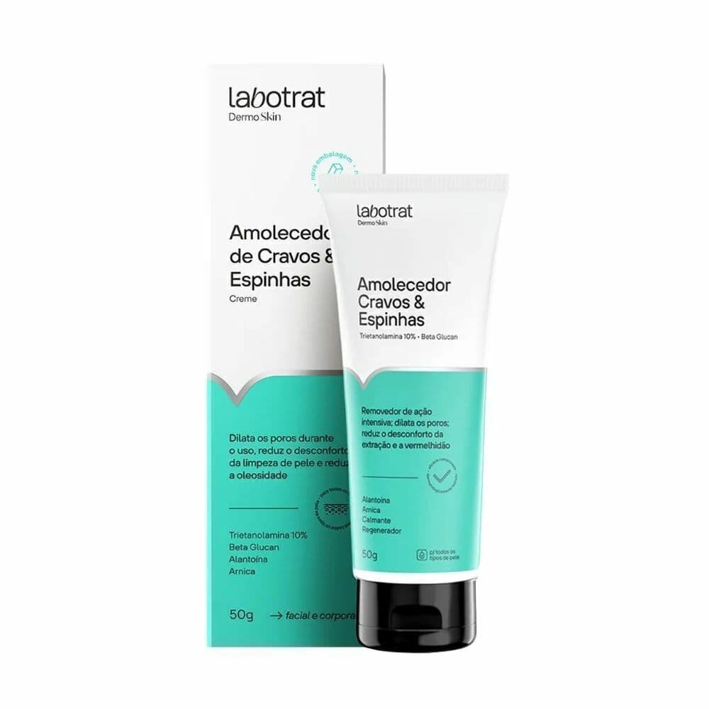 Amolecedor de Cravos e Espinhas Rosto e Corpo Labotrat 50g