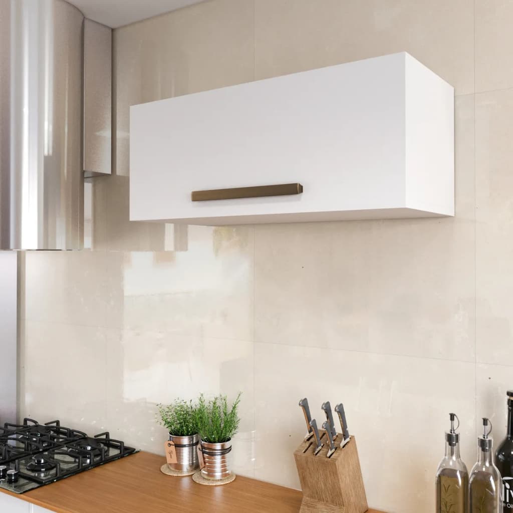 Armário de Cozinha Aéreo Multiuso Suspenso Com Porta Basculante