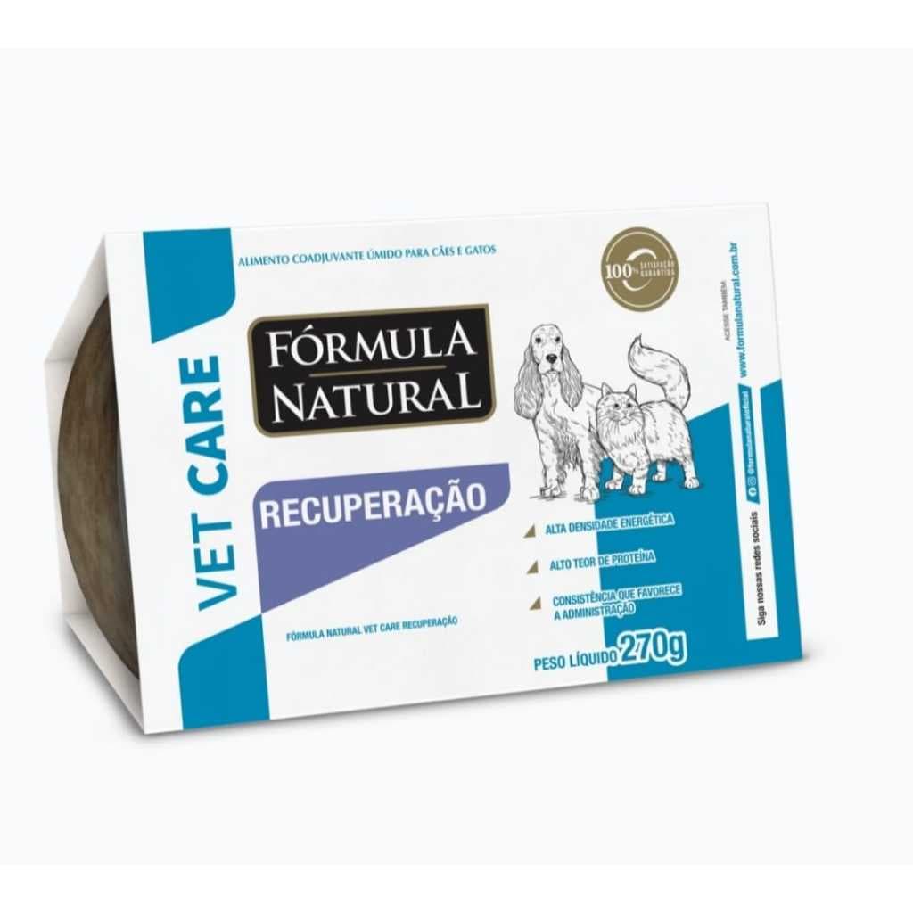 Ração Úmida Cães E Gatos Formula Natural Vet Care Recuperação Recovery 270g