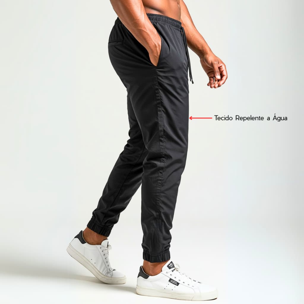 Calça Masculina Tactel com Elastano Jogger Kong