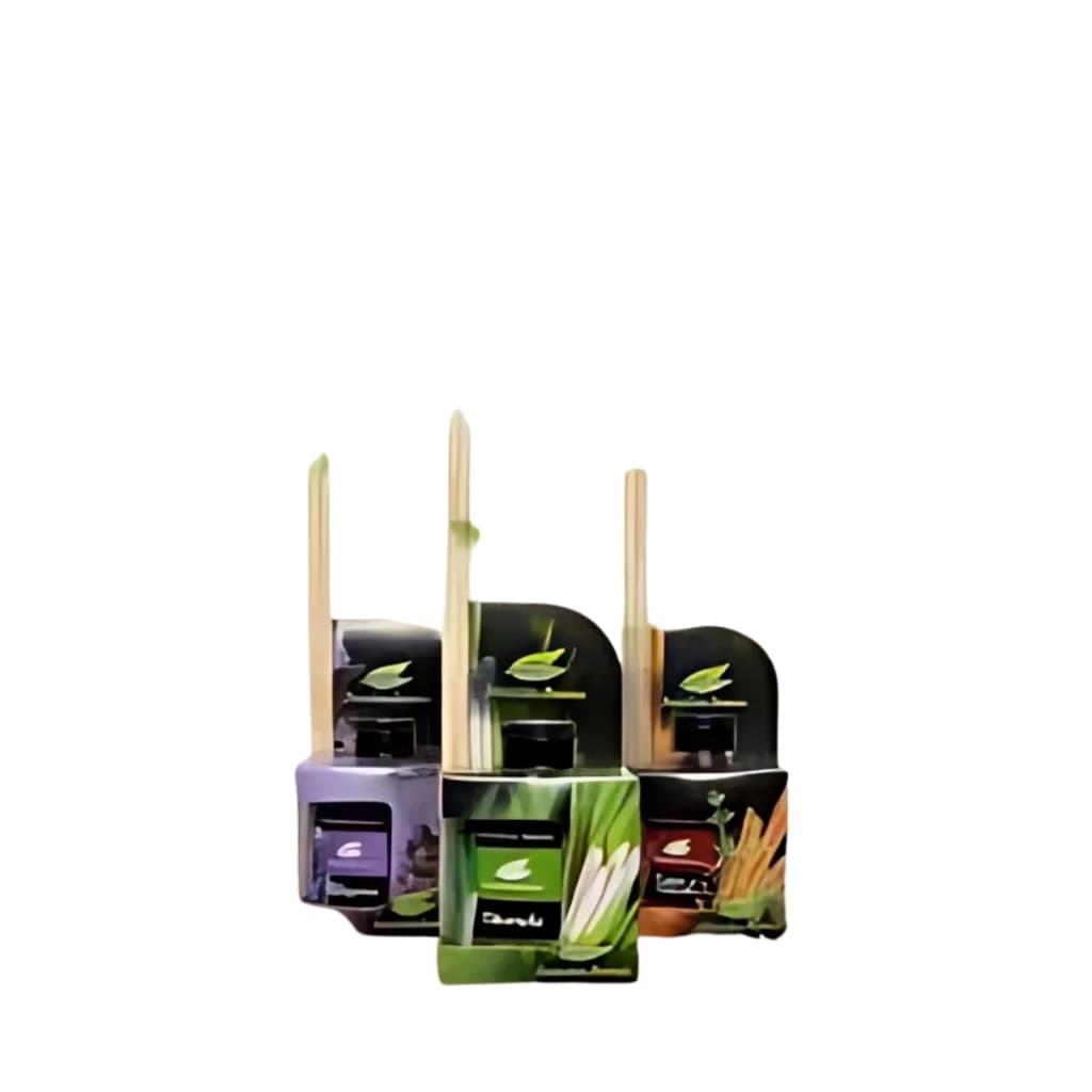 Kit 3 Unidades de Difusor com Varetas de Bambu Amazonia Aroma Para Ambientes Baunilha Vanilla  270ml