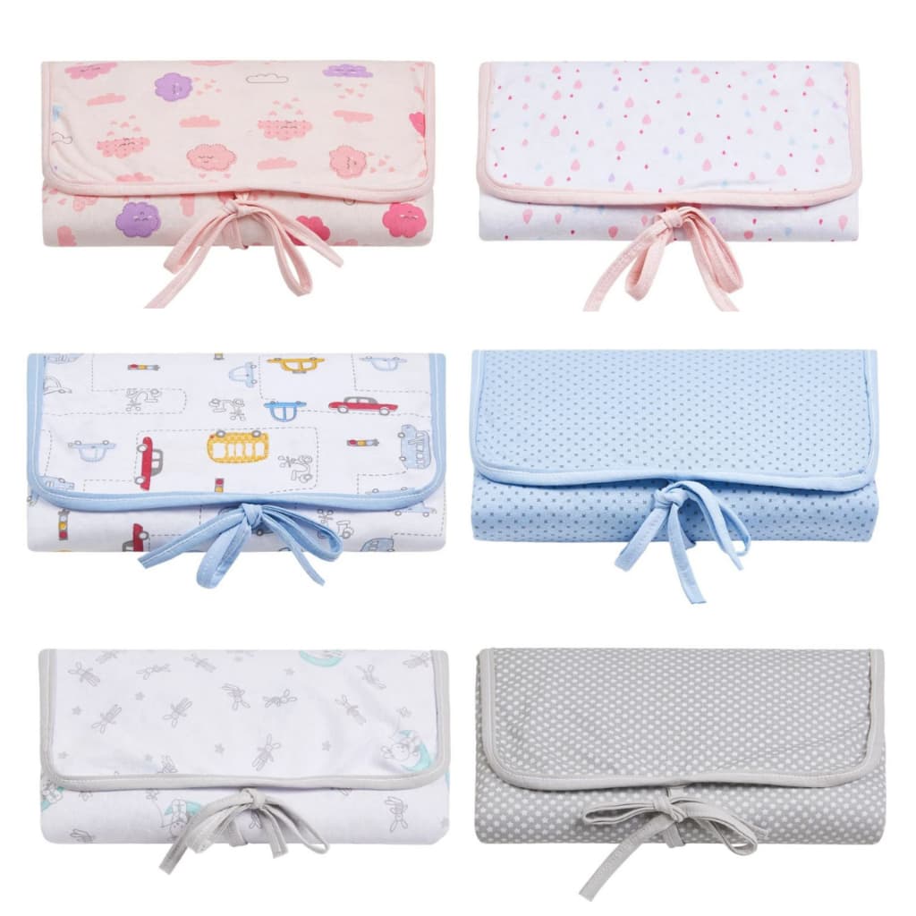 Trocador Porta Fraldas Trocador Portátil Papi Malhas Estampado 66Cm X 40Cm