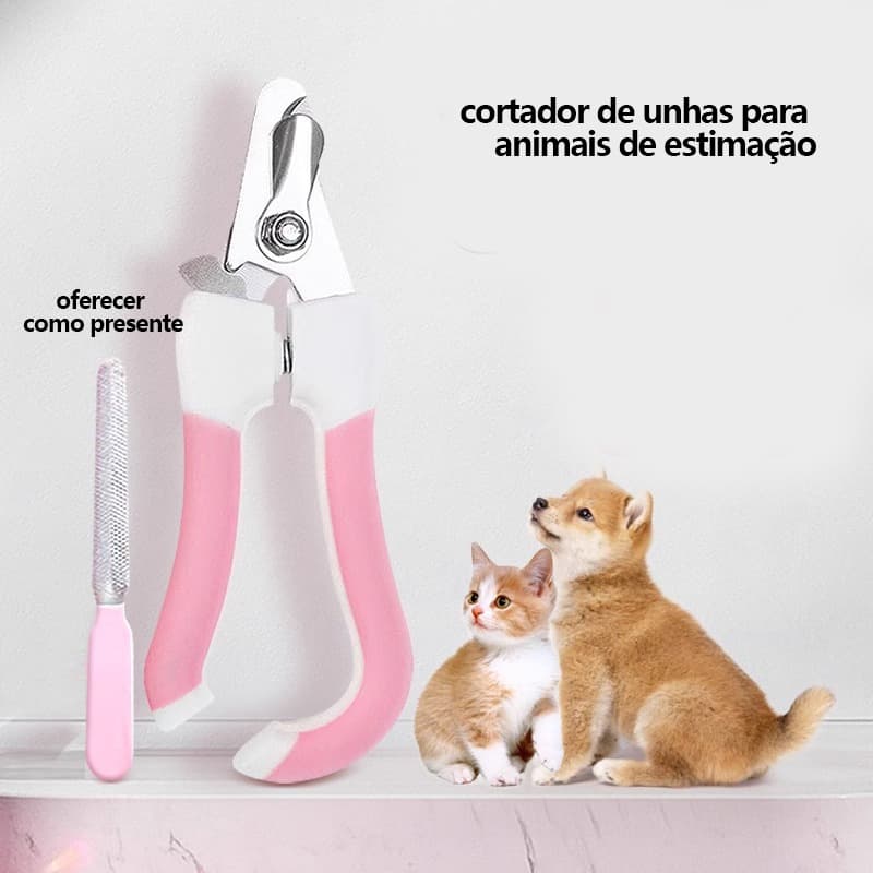 Corta-Unhas para Cães e Gatos Pequenos, Médios e Grandes Polidor de Unhas para Animais Domésticos