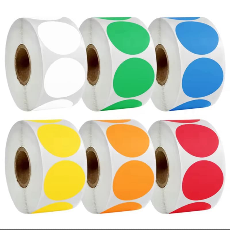 Etiqueta Bopp térmica 48x48mm para Mini impressoras 10 metros( 200 etiquetas)