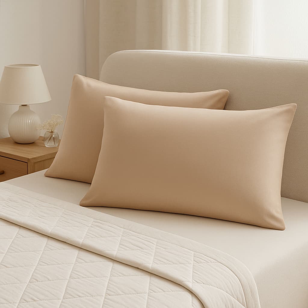 Par de Fronhas 50x70 em Malha Gel com Zíper Toque Macio Conforto e Qualidade