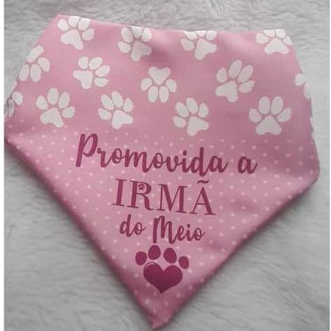 Bandana promovido a irmão(a) do meio dupla face.