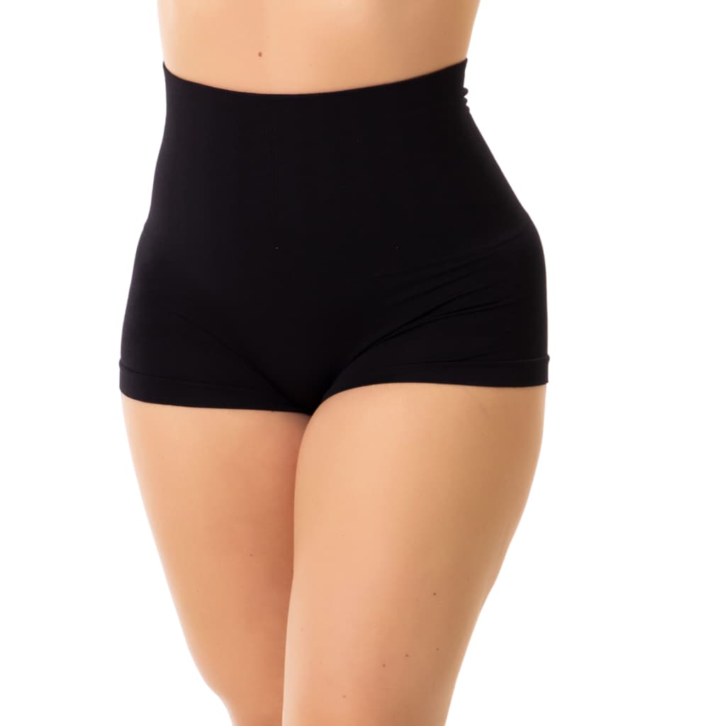 Short Cinta Modeladora Segunda Pele Alta Compressão Segura Barriga Reforçada Pós Parto  Zero Barriga Em Poliamida