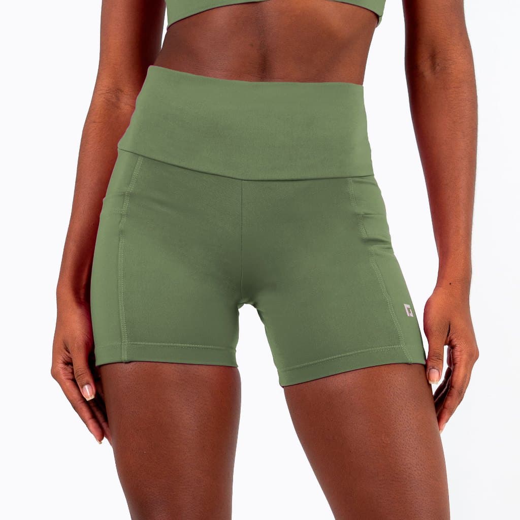 Shortinho para Academia Corrida Fitness Cós Alto Bolsos Zero Transparência Qualidade Premium