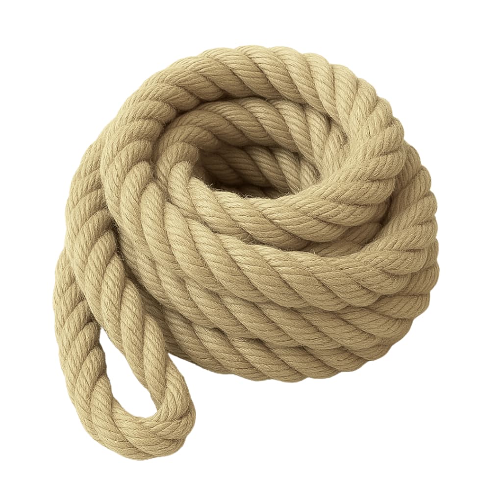 Corda De Sisal Natural 40mm 3mt Naval Artesanato Decoração