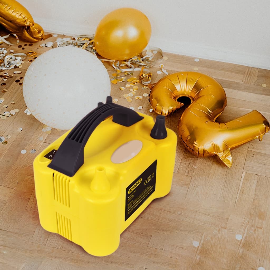 Bomba de Ar Inflador de Balão 127V/220V-600W Bexiga Compressor 2 Bicos