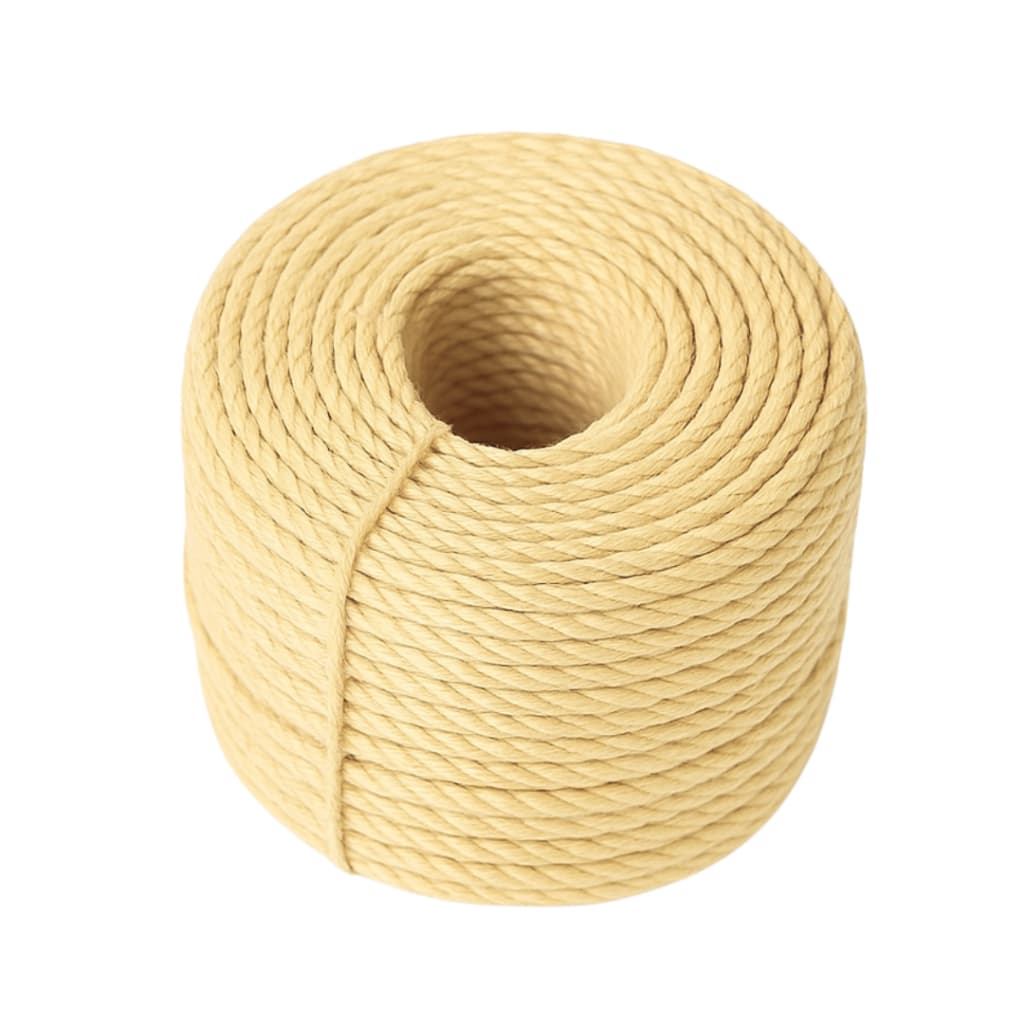 Corda De Sisal 6mm Rolo 50 Mts Rasada Arranhador Gatos Decoração Artesanato
