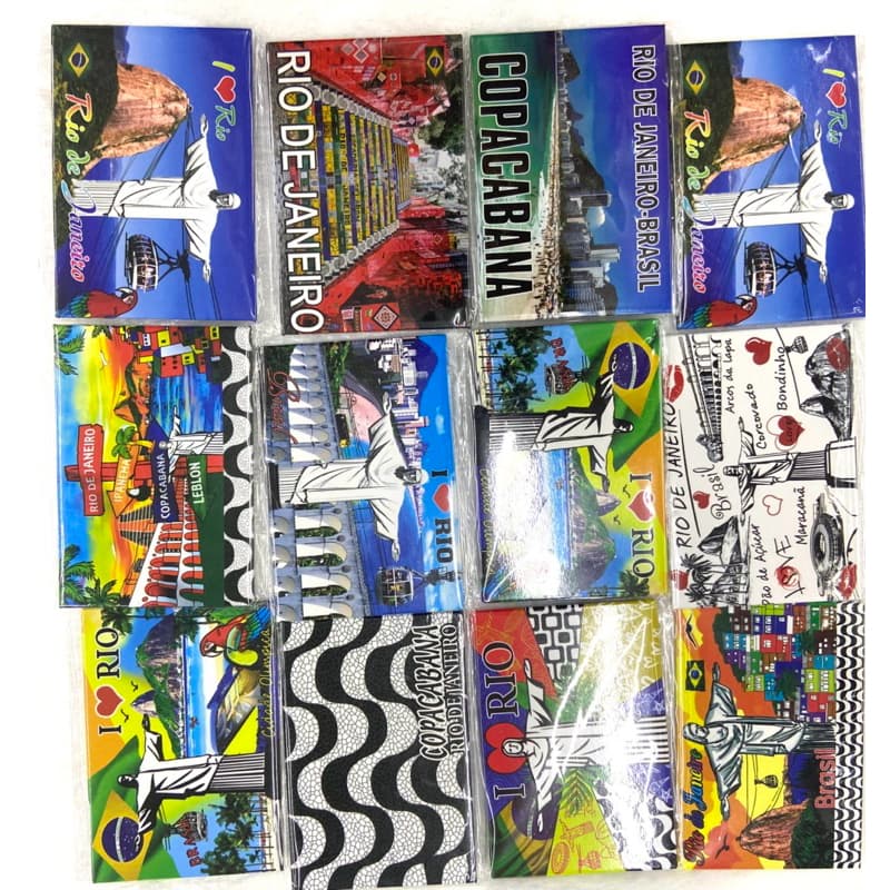 kit com 5 unidades imas de geladeira do Rio de Janeiro escolha o seu 5.5cm x 7.8cm