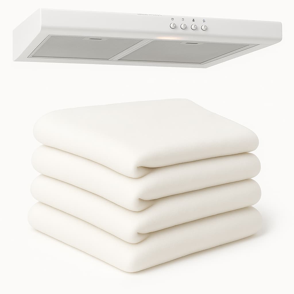 4 Filtros P/ Coifa, Depurador e Exaustor Electrolux Colormaq 80x60 Universal adaptável Reutilizável