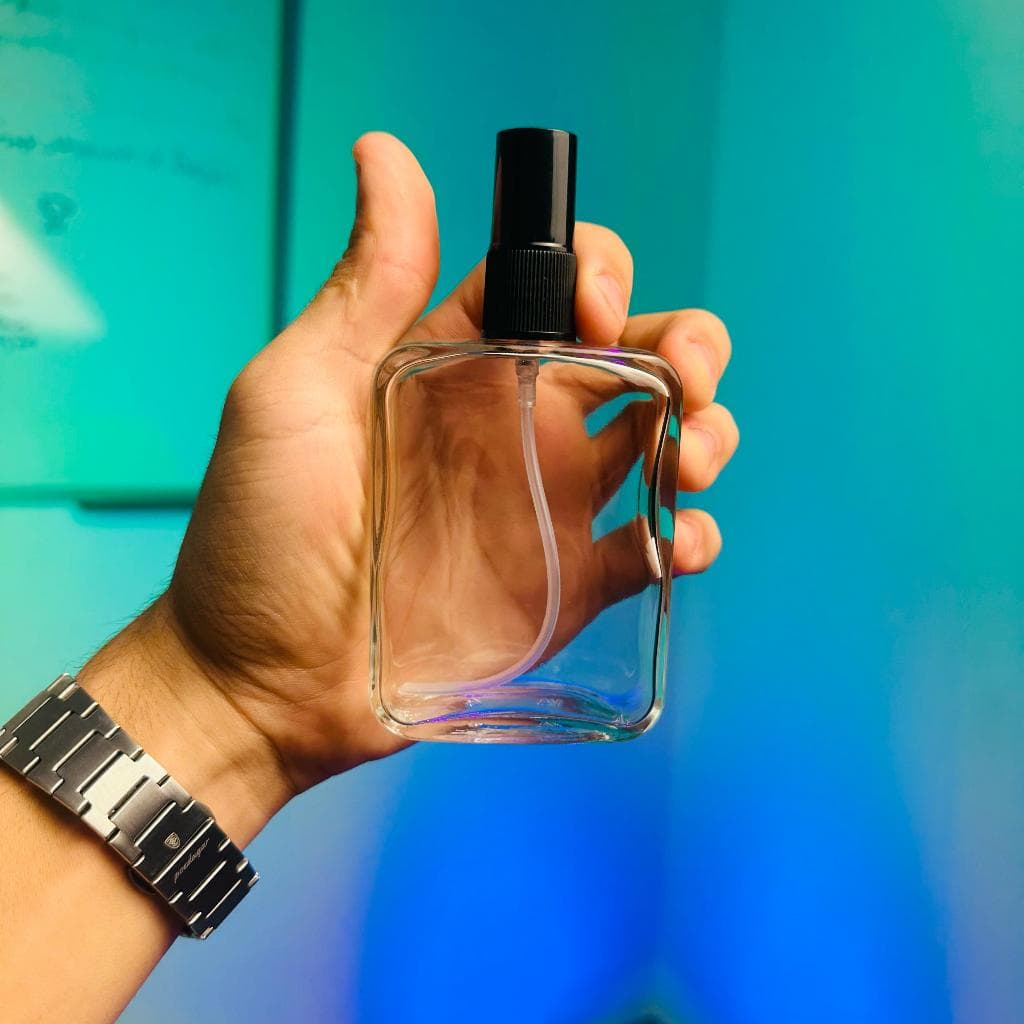 Frasco de Vidro 100 ml para Perfume - Com válvula