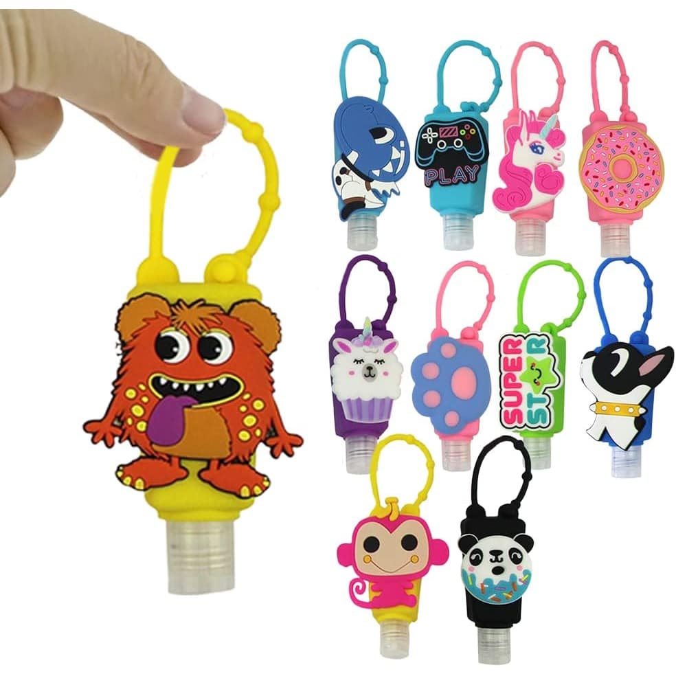 Porta Líquido Frasco Higienizador 30ml com Capa Decorada