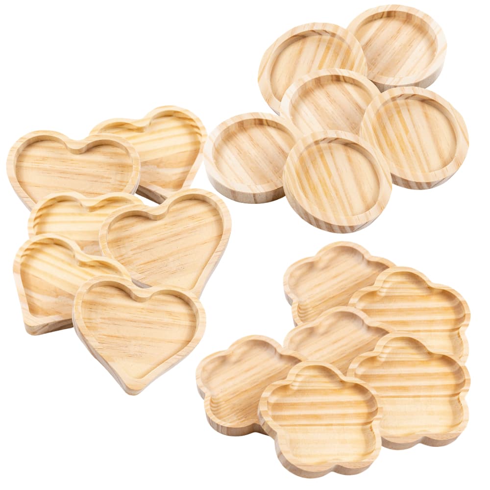 Pires de Madeira Coração, Pires de Madeira Pinus, Pires de Madeira Avulso