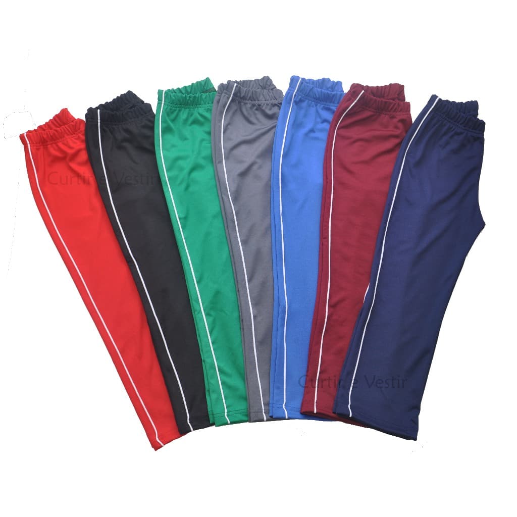 Kit 2 Calças Helanca Infantil Uniforme Escolar