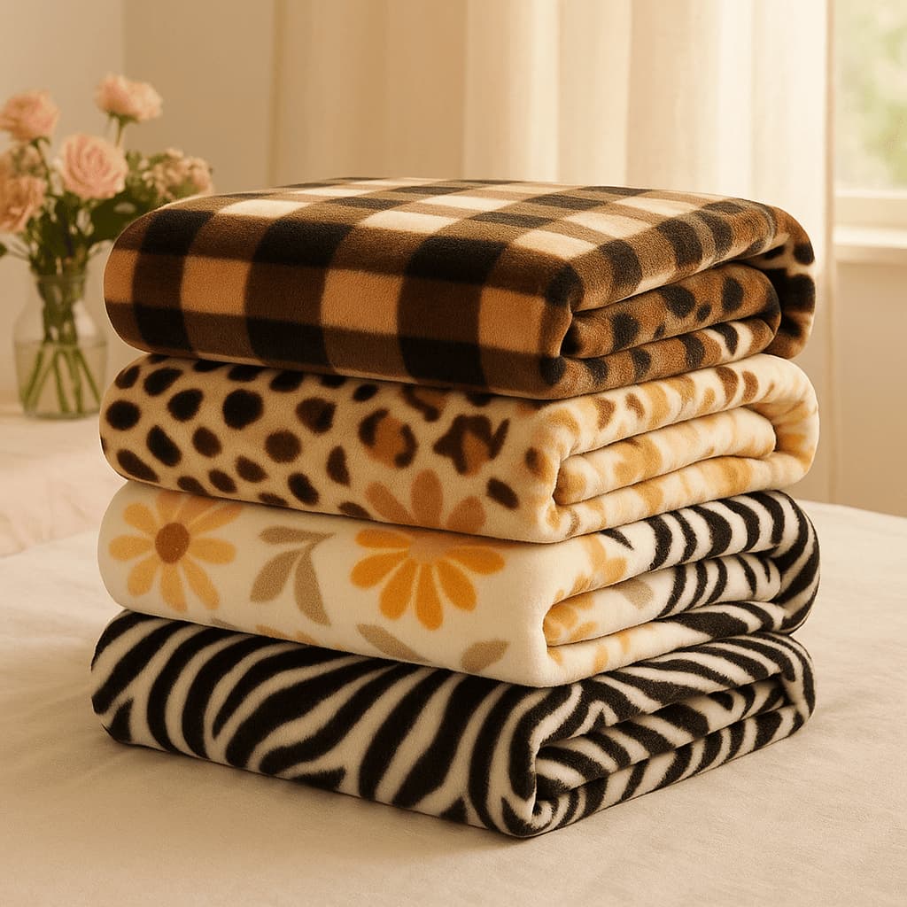 Cobertor Manta Casal Macio 2,00X1,80 Microfibra Liso Estampado Preço Baixo