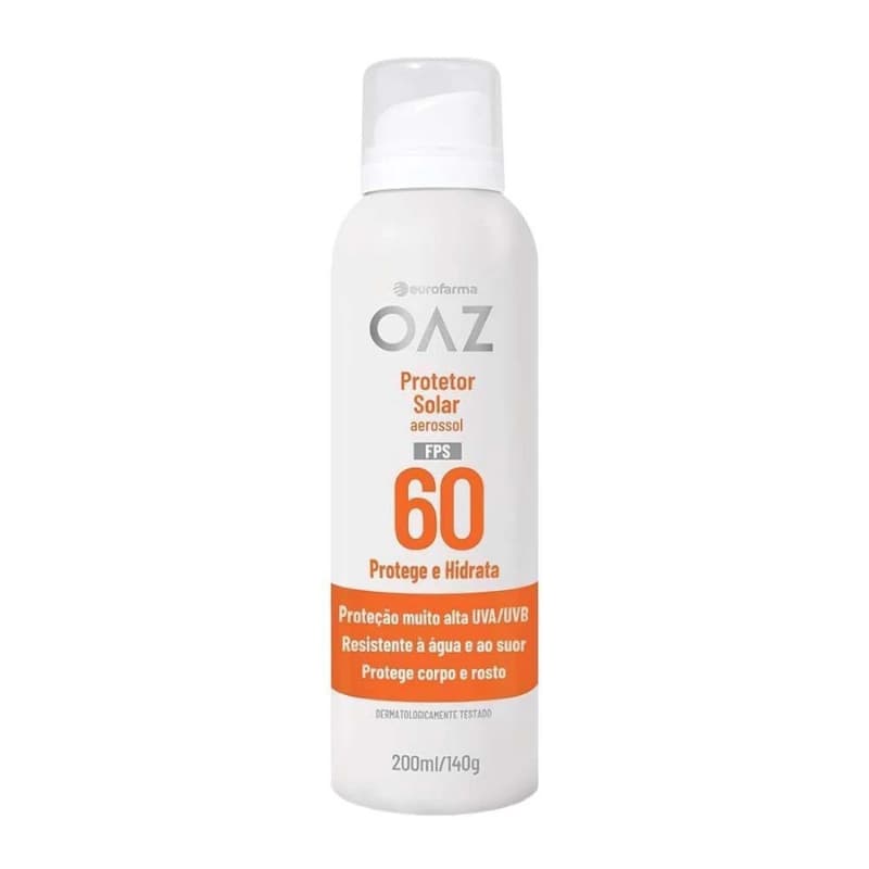 Protetor Solar Aerosol OAZ FPS 60 Eurofarma 200ml
