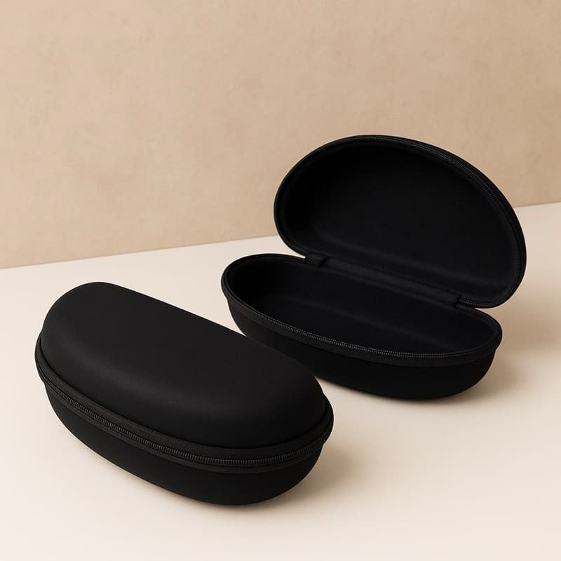 Estojo para Óculos de Sol Case com Ziper Porta Óculos de Grau Feminino Masculino Unissex