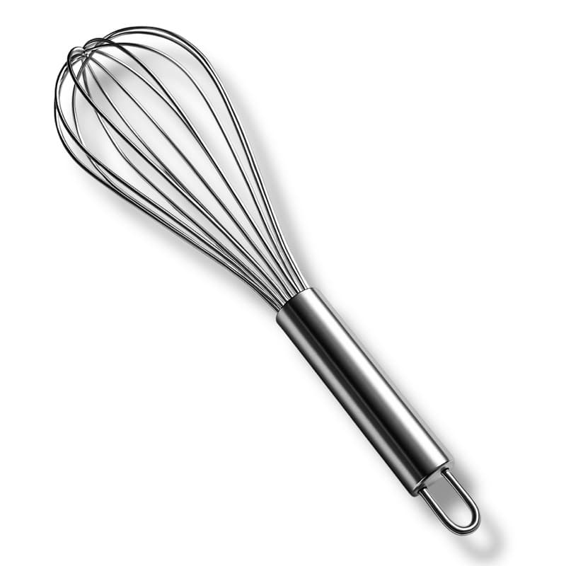 Fue Profissional Batedor de Ovos Massas Fuê Fouet Inox 28 cm Gourmet Omelete Cozinha Clara