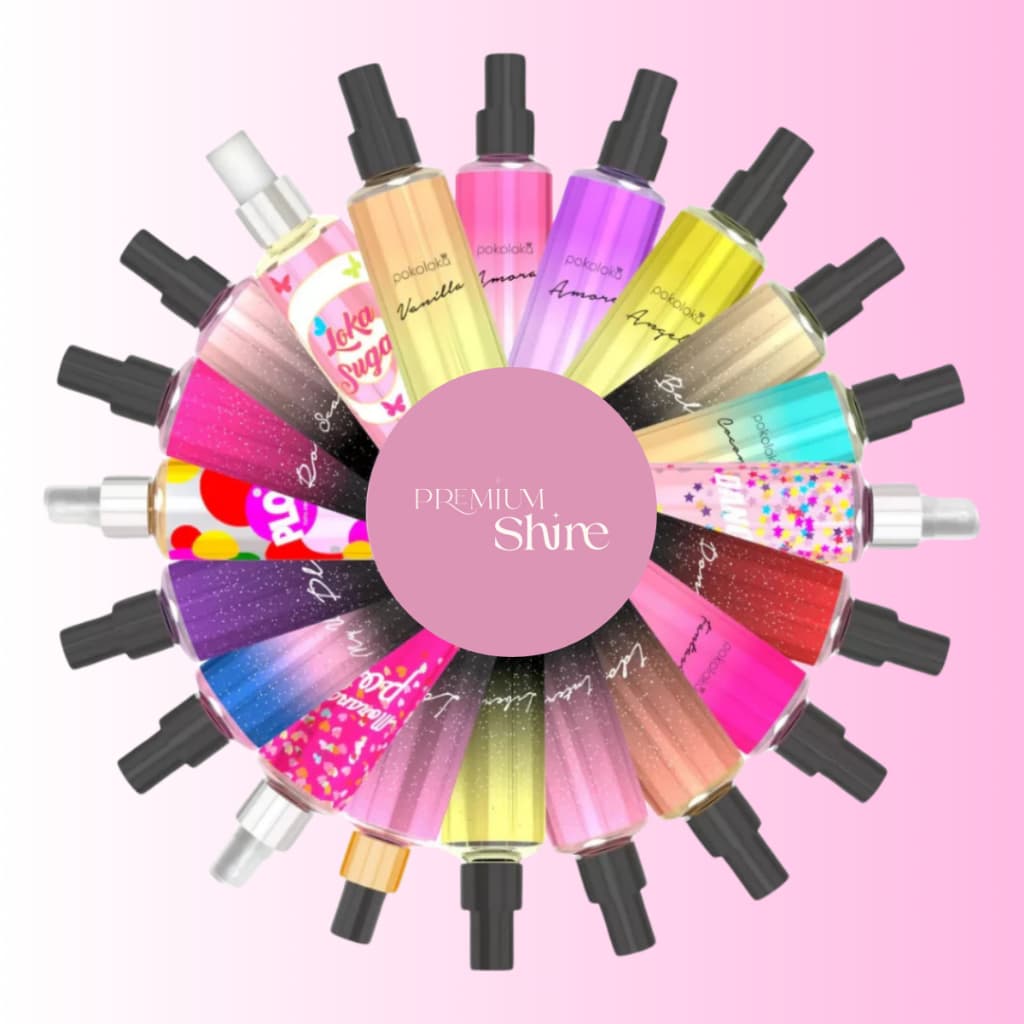 Body Splash Pokoloka Desodorante Corporal 250ml - Todas Fragrâncias: Vanilla Morango Pop Royal Amber