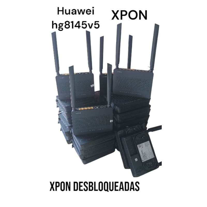 10 ONT ONU HUAWEI HG8145V5 GPON/EPON XPON FONTES DESBLOQUEADAS LIMPAS PADRÃO DE FABRICA