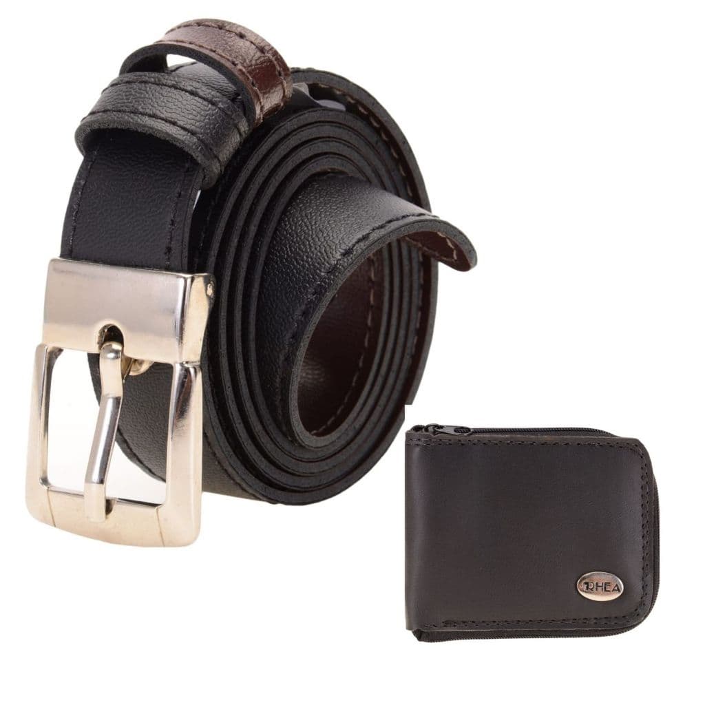 kit infantil cinto ajustável + carteira fecho zipe pequena