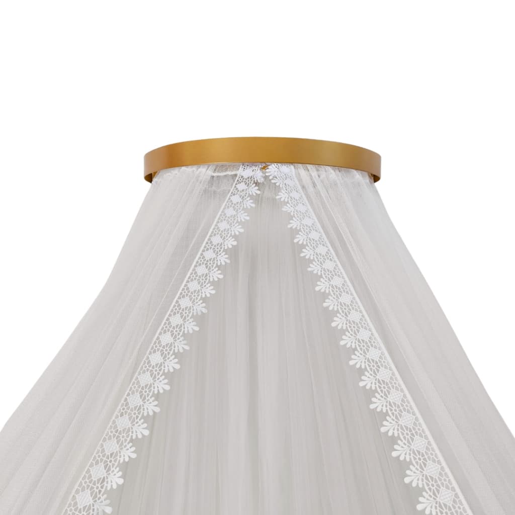 Dossel liso com mosquiteiro tule